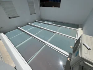 Techo móvil de cristal en Córdoba